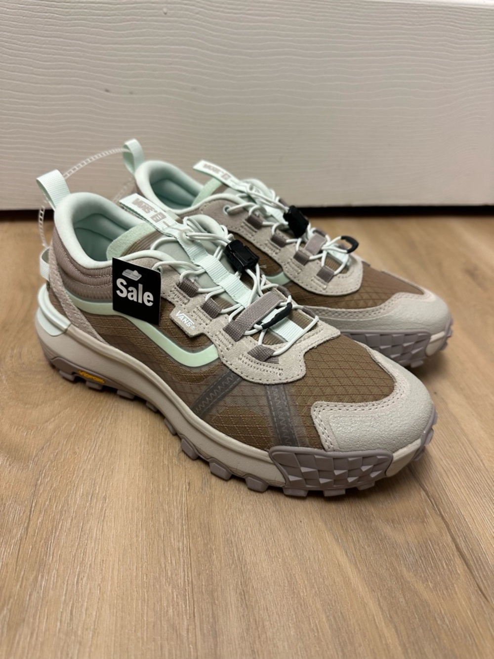 Vans MTE Crosspath XC Shoes Peyote Beige Mint Green Hike Men Sz 6 Women 7.5